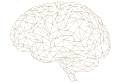 geometryczna ikona mózgu