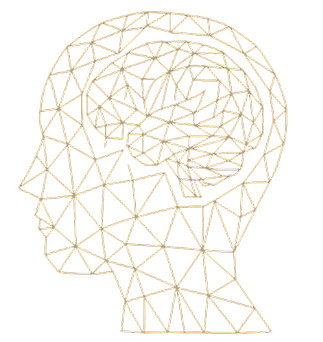 ikona geometryczna mózgu